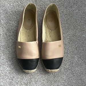 Michael Kors Women's Black and Cream Espadrilles